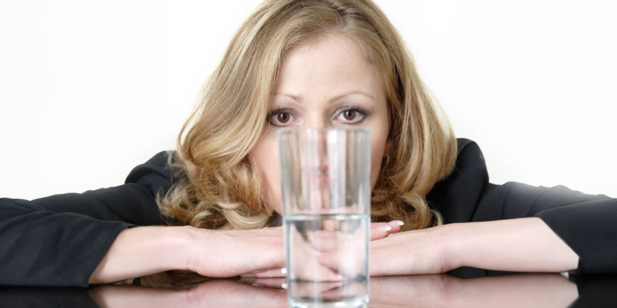 glass half full or empty